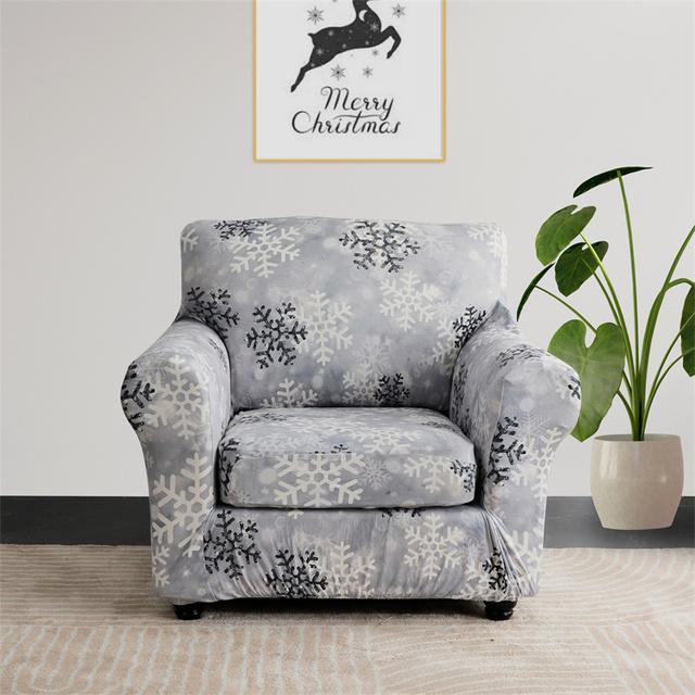 1 комплект, Рождественский чехол для дивана, эластичные чехлы для дивана для гостиной, рождественские чехлы для кресел и диванов с чехлами для подушек, диван Bezug