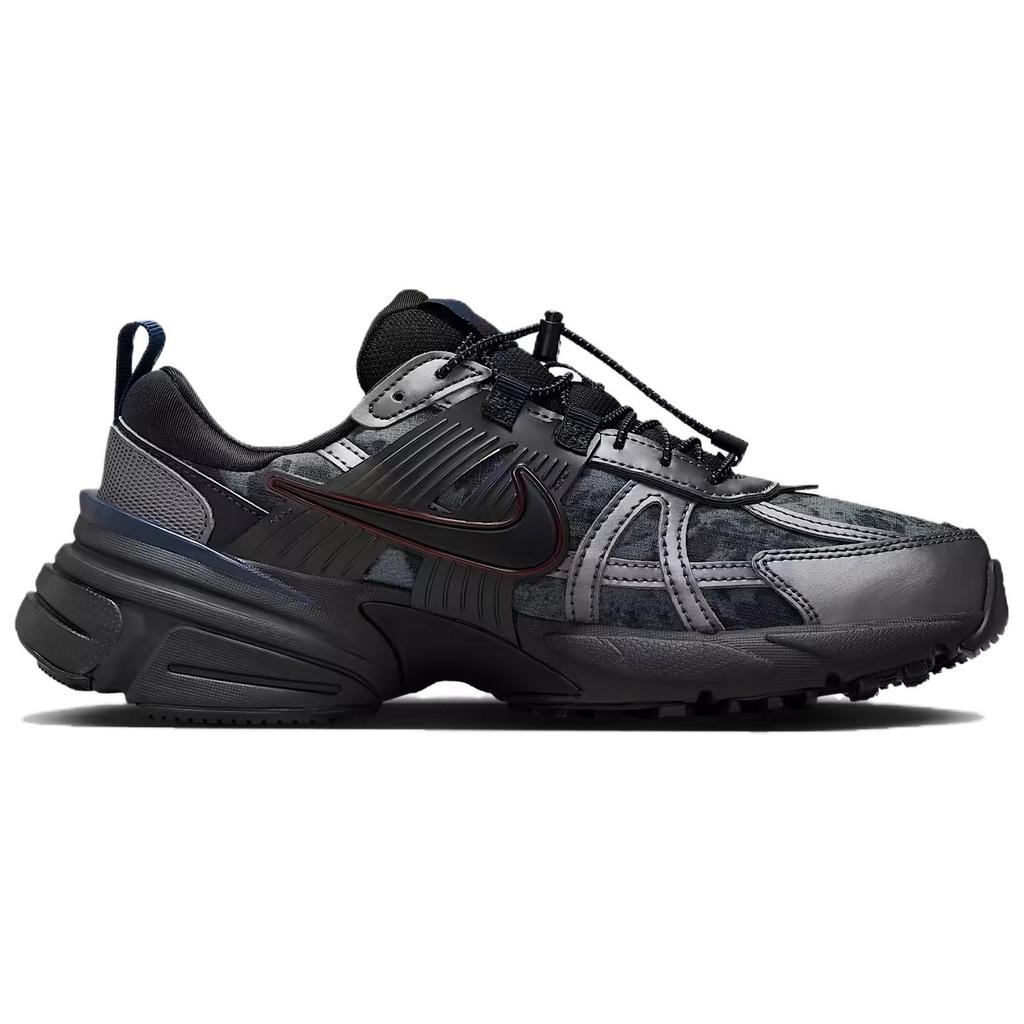 Nike V2K Run Metallic Темно-серый Бордовый Crush (Женский) Мужские кроссовки темно-дымчато-серые черные HQ4053-001