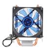 Вентилятор охлаждения ЦП Двухрядная тепловая трубка 3-контактный интерфейс Компьютерные аксессуары(синий свет)
