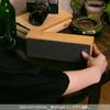 Bamboo Speaker a portable Bluetooth wireless speaker with Bluetooth and stylish stereo sound for the living room or Brick, USB-C, 5.4, bedroom.