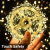 Christmas LED String Lights Warm Glow IP44 Waterproof 220V EU for Christmas Tree Garden Plants Branches Ornamental Fairy Lights