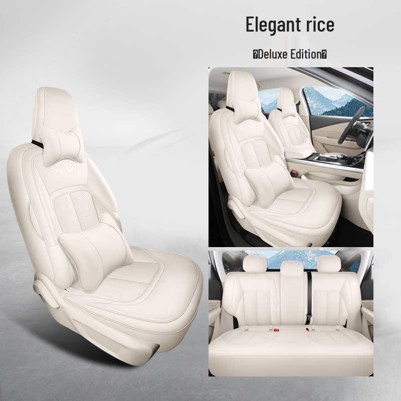 New Model Wuling Xingguang Leather Car Seat Cushion for Five-Seater - All-Season Comfort