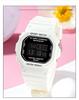 Sanda Multifunctional Waterproof Luminous Square Sport Watch - Fashionable Student Wristwatch