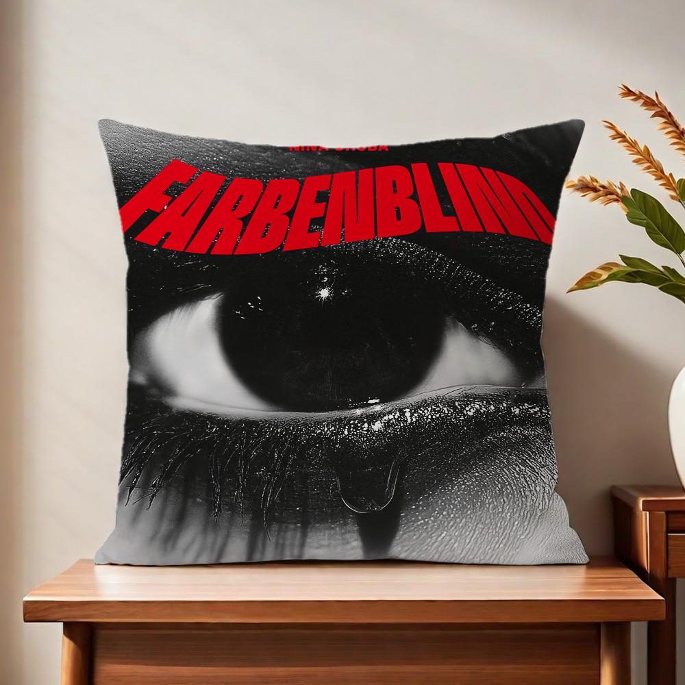 NNina singer CChubaa cushion cover For Pillow Printing Sofa Decoration Home Car Room Coffee Shop Office Nordic Simplicity
