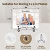 Grandkids Picture Frame, Grandchild Photo Frame for Grandparent, Family Gifts pirational Gifts for New Grandparents, 4x6 Wood Photo Frame, Home