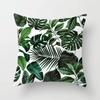 Tropical Palm Leaf Coniferous Decorative Double-Sided Polyester Cushion Cover Pineapple Yellow Green Car Throwing Pillowcase