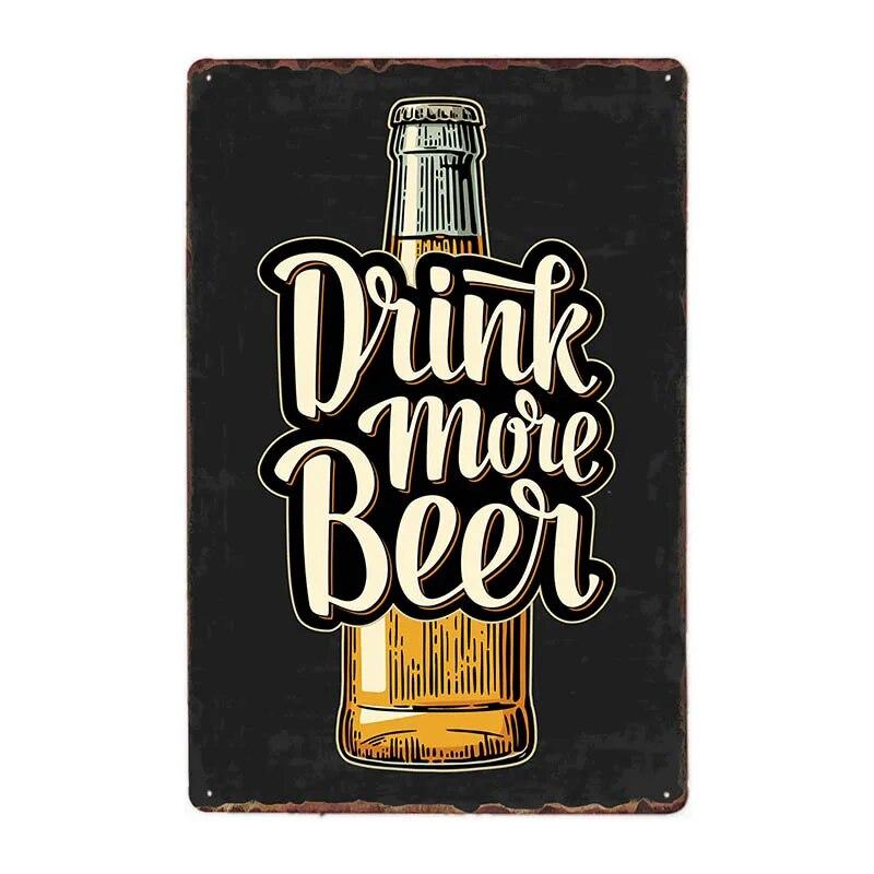 Pin Up девушки пиво металлические знаки винтажная доска сексуальная леди паб-бар настенный постер живопись домашний декор 20x30 см