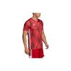 adidas Футболка с коротким рукавом и логотипом Team Jersey, мужская футболка красного цвета DP3531