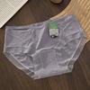 Women Mid Waist Antibacterial Extended Crotch Lace Plus Size Panties Underwear