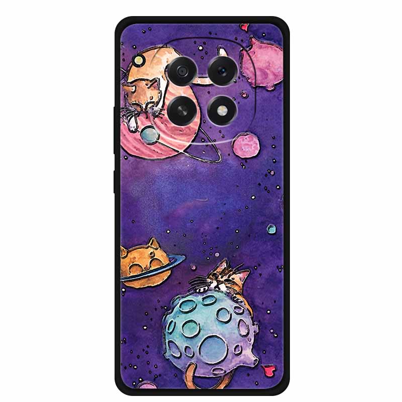 For Oppo A5 5G Phone Case 3D Relief Emboss Flowers Back Cover Black TPU Silicone Soft Case For Oppo A 5 PKQ110 Cases 6.7" Fundas