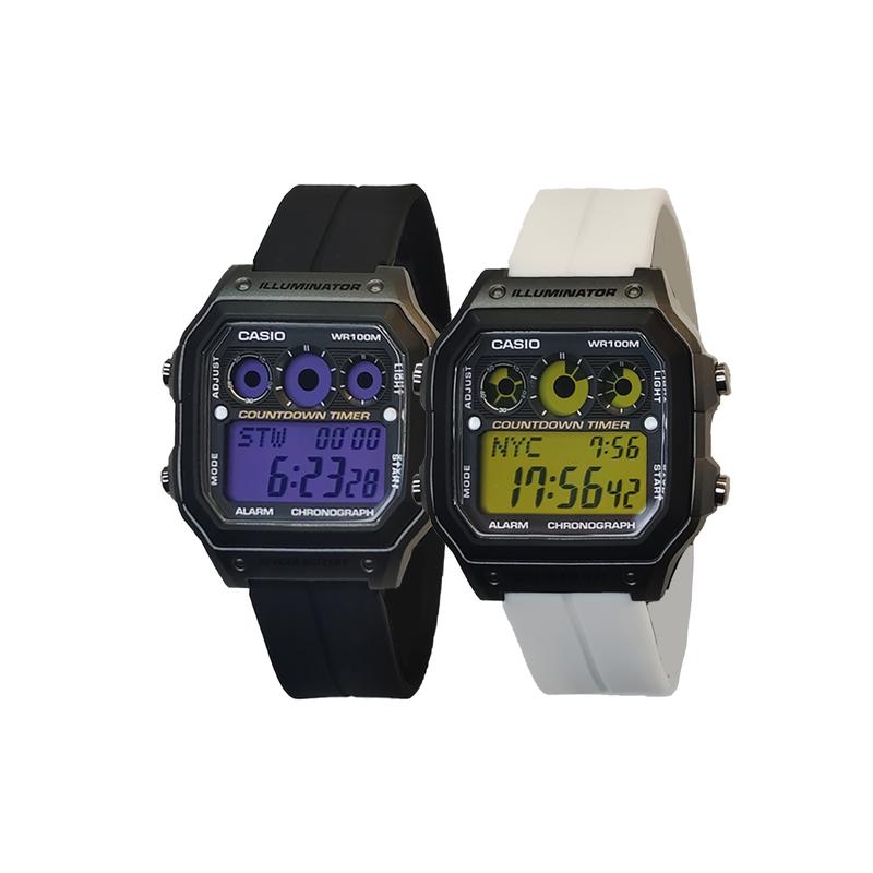 Casio Индивидуальная серия модифицированных часов серебристо-черный полимерный корпус водонепроницаемые 200 метров AE-1300WH-8A модифицированные-Gem Qixiang AE-1300WH-8A