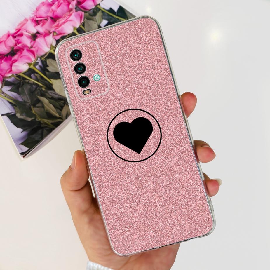 Чехол для Xiaomi Redmi 9T Милый Модный Расписной Чехол Прозрачный Силиконовый Чехол для Телефона Для Xiaomi Redmi 9T Redmi9T Задняя Крышка 6.53'' Сумки