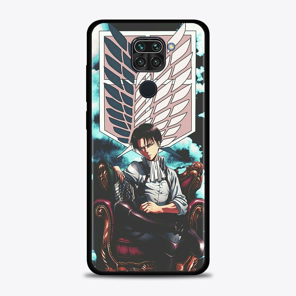 Attack On Titan Girl1 Anime Phone Shell For Xiaomi Redmi Note 10 9 9S 9T 8 8T 7 Pro Max Cover for Redmi K40 9 9T 9A 9C Soft Case