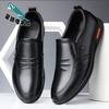 Пестрый дятел мужская обувь мягкая подошва вырезанные стильные кожаные туфли мужские корейская версия business casual мужская обувь