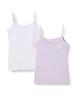 Garo Camisole Set of Sizes White and Size 150 Girls' 2, 140-165, Purple,