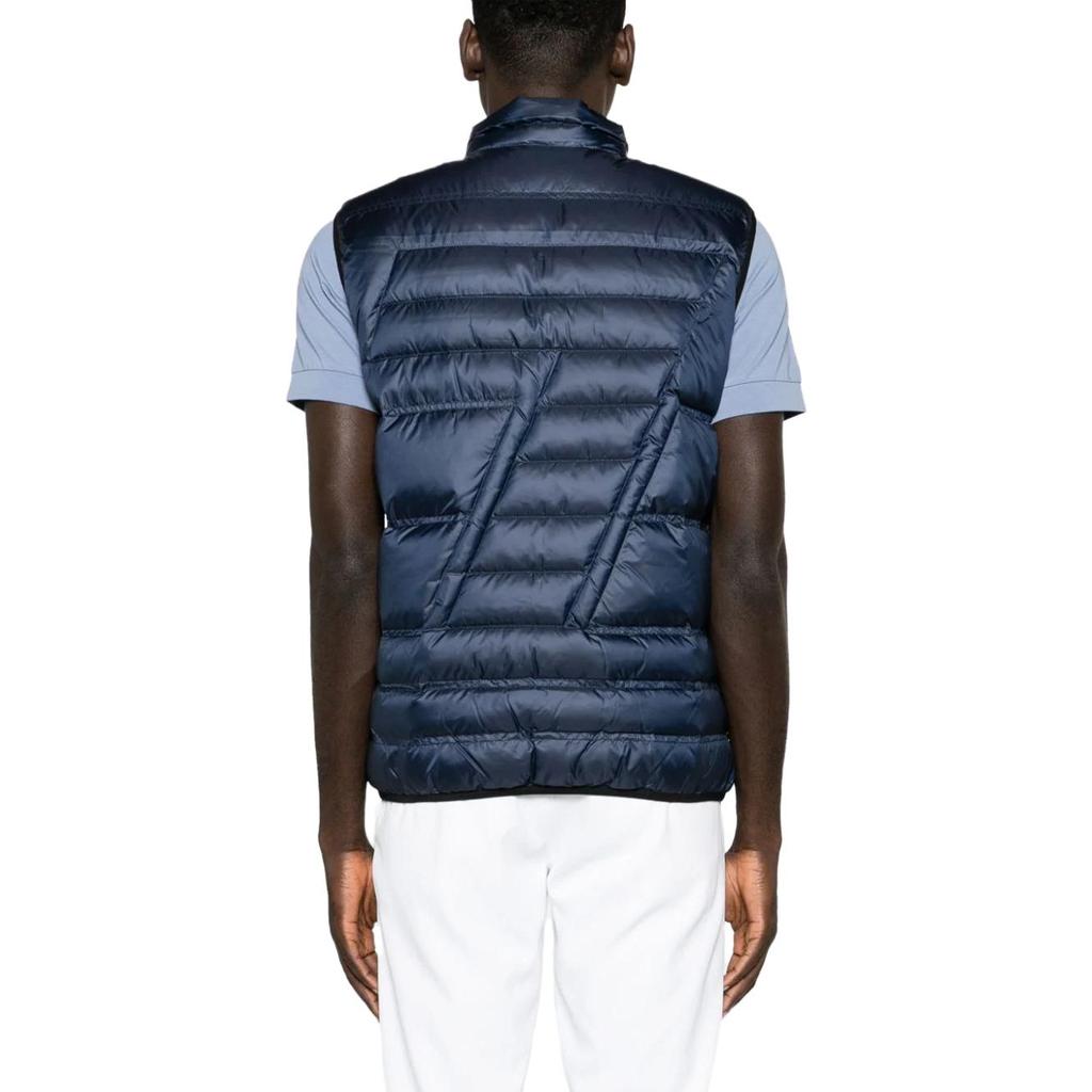 EMPORIO ARMANI EA7 Down Vest Men's Blue 6RPQ02-PN5ZZ-1554