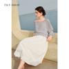 [100% mulberry silk] round neck silk top for women's summer new thin top, light luxury commuting temperament