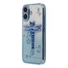 KADEM For iPhone 17 Case Dragonfly Kickstand TPU Flowers Glitter Phone Cover