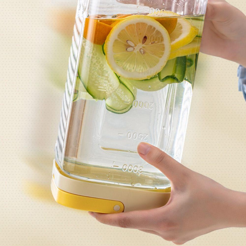 Large Capacity Water Bottle with Faucet 2.5L/3.5L Cold Water Bottle Outdoor Camping