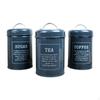 3 шт. герметичные кухонные канистры металлическая канистра с крышкой сахар стильный кофе чай