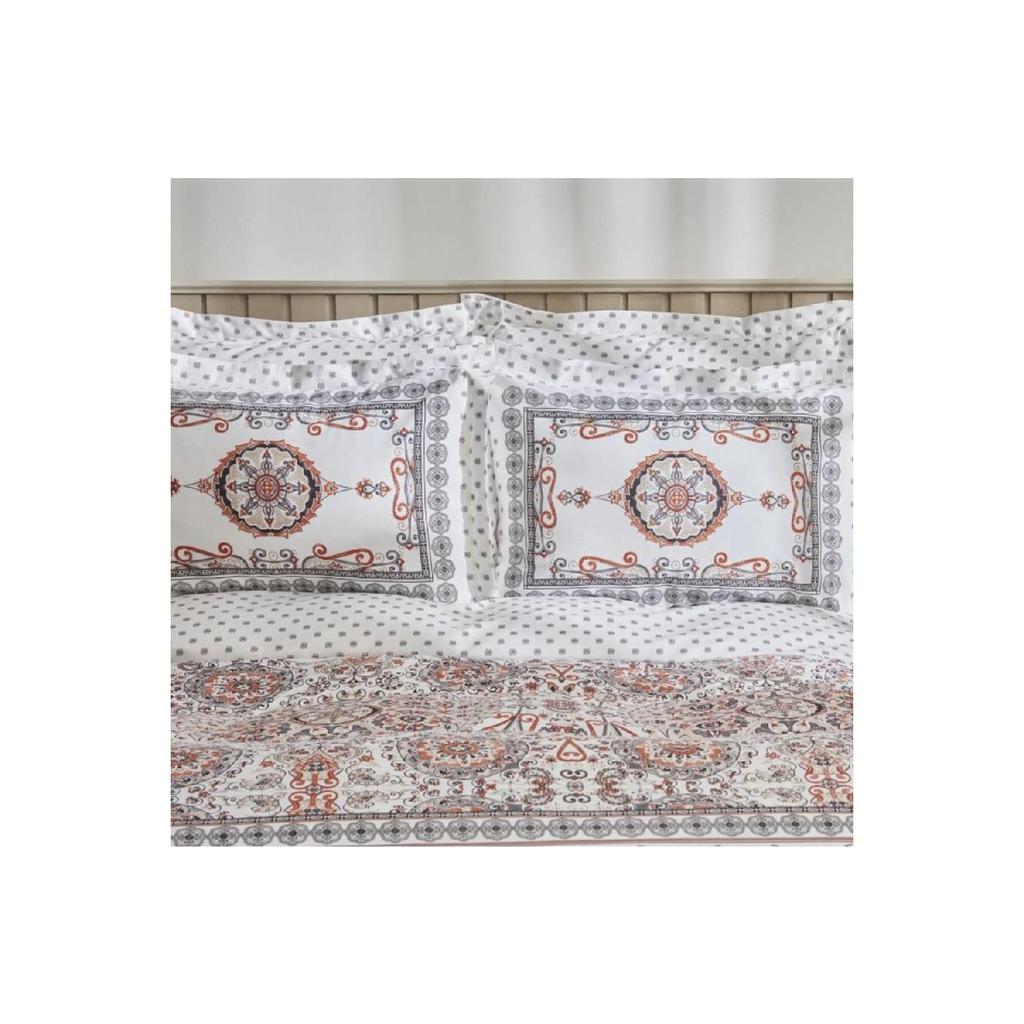 Двойной пододеяльник Aprika из 100% хлопка, плитка