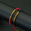 Handmade Braided String Bracelet Unisex Lucky Red Thread Couple Braslet Positive Energy Healing Braclet Valentine Day Jewelry