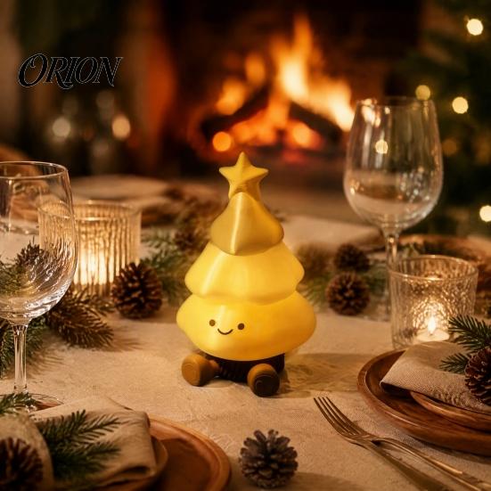 3D-печатная фигурка-украшение на Рождество, Милая улыбающаяся фигурка-органайзер для хранения, Настольное украшение, Многофункциональная декоративная игрушка