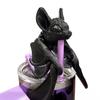 Halloween Bat Tumbler Straw Cover Reusable Dust-proof No Spill 3D Printed Bat 10/12MM Tumbler Straw Tip Topper Protector Cap Tumbler Accessories