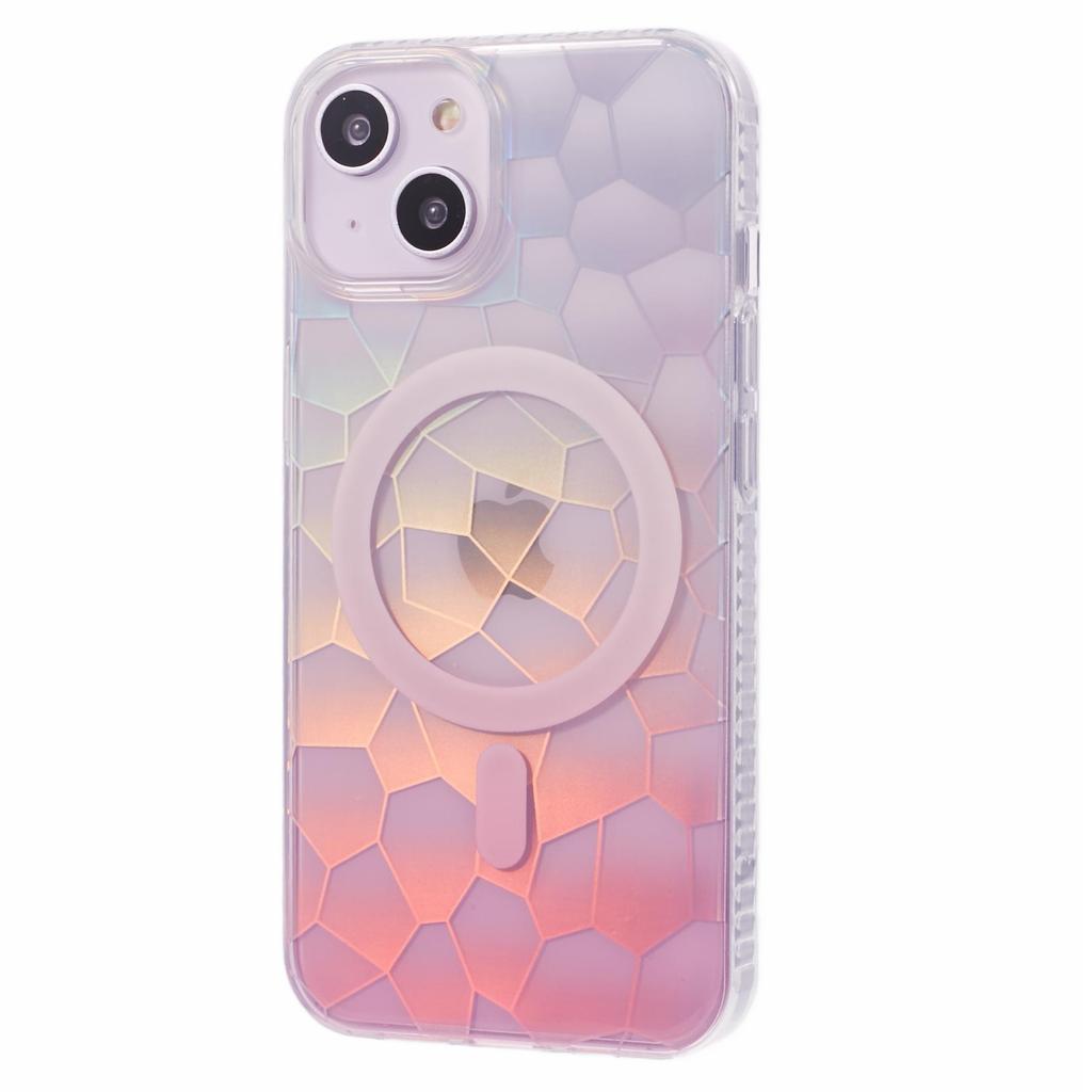 MP Series For iPhone 15 Case Gradient TPU+Acrylic Back Phone Cover Compatible with MagSafe