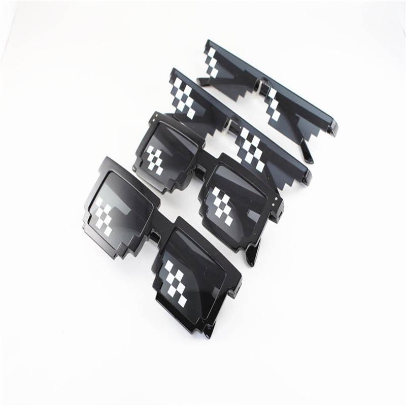 Высококачественные Уникальные Винтажные Клетчатые Мозаичные Пиксельные Очки для Моды Унисекс
