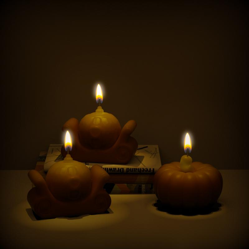 Форма для свечей своими руками в форме тыквы, форма для свечей, форма для ароматерапии, силиконовая форма для свечей, форма для аромавоска, мыла, свечей на Хэллоуин