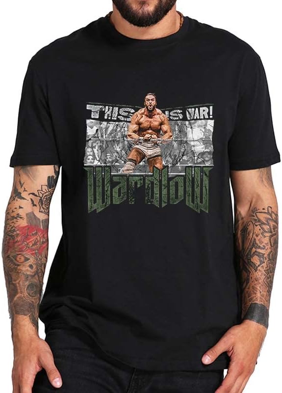 Wardlow This is War T Shirt 2022 New Professional Wrestling Men's Tshirt 100% Cotton Oversized Tops Tee