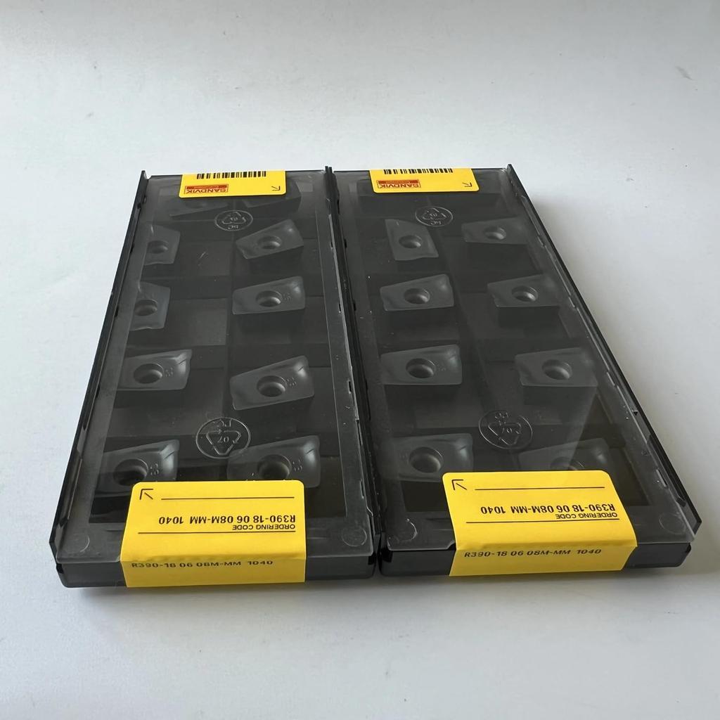 Original Sandvik / R390-180608M-MM 1040 /CNC Lathe Carbide Blade Tool 10 Pcs