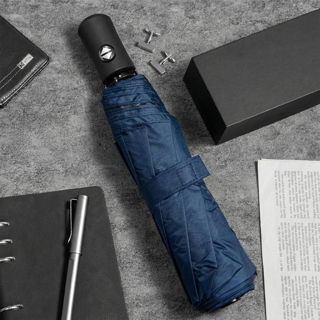 Windproof Travel Compact Umbrella-Automatic Umbrellas for Rain-Compact Folding Umbrella, Travel Umbrella Compact, Small Portable Windproof Umbrellas