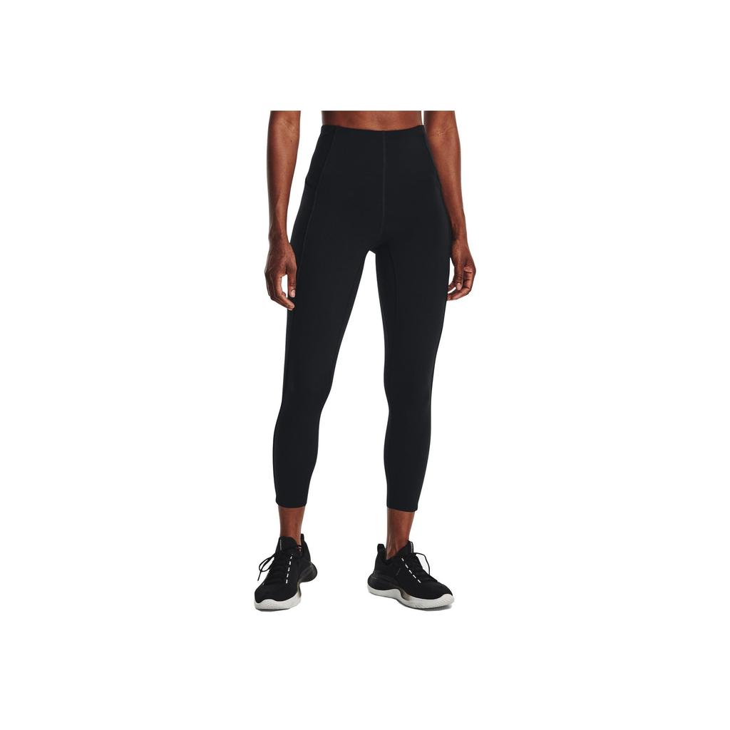 Under Armour Meridian High Waist Solid Color Tight Nine-Point Fitness Pants Women Bottoms Black 1377080-001