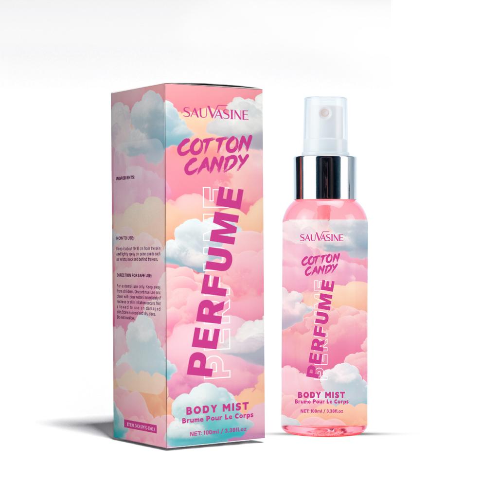 Cotton Candy Perfume Hair Body Fragrance Mist Sweet Gourmand Scent Long Lasting Women
