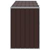 3 Ton Brown Waste Bin Enclosure 216 x 81 x 115 cm Steel