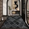 Simple Style Large Living Room Carpet Retro Striped Decoration Home Washable Rug Lounge Office Coffee Tables Flannel Floor Mats