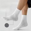 Men's Autumn Thick Cotton Sports Running Antibacterial Deodorant Honeycomb Breathable Tube Socks
