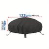 Windproof Patio Firepit Cover Waterproof Gas Firepit Cover NEW Fire Pit Cover  Outdoor