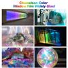 50x300cm Iridescent Clear Blue Chameleon VLT 58% Glass Sticker Film Window Foil for Buildings Office Solar Decals Tints Sheet