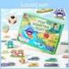 Fun Wood Monster Hunt Desktop Interactive Game Color Match Children Puzzle Toy