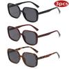 3pcs Square Big Frame Sunglasses Woman Retro Vintage Colorful Sun Glasses Female Outdoor Sport Unisex Eyewear Travel Goggle