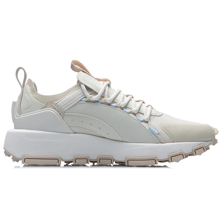 Кроссовки для бега Li Ning Женские Низкие Бело-абрикосовые AGCR102-1