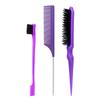 3pcs/set Double Sided Hair Edge Brush Set Hair Styling Comb Control Brush Accessories Hairline Brush Comb Styling Partition Comb