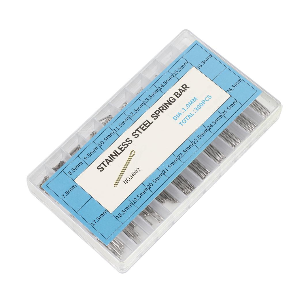 1.0mm Split Pins Bars Wristwatch Strap Split Pins 304 Stainless Steel Watch Parts 7.5mm‑26.5mm