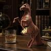 Контейнер для попкорна «Троянский конь», 3D-печатные стоячие фигурки-контейнеры, Современная фигурка для стола, Двойное использование: коробка для закусок и декора, Скульптура-ведерко для