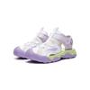 Li Ning Kids Comfortable Versatile Soft Sole Sandals Kids Footwear Standard-White Rose-Purple YKUU044-4