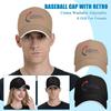 Бейсболка с ретро, хлопок, моющийся, регулируемый, подарок для друзей