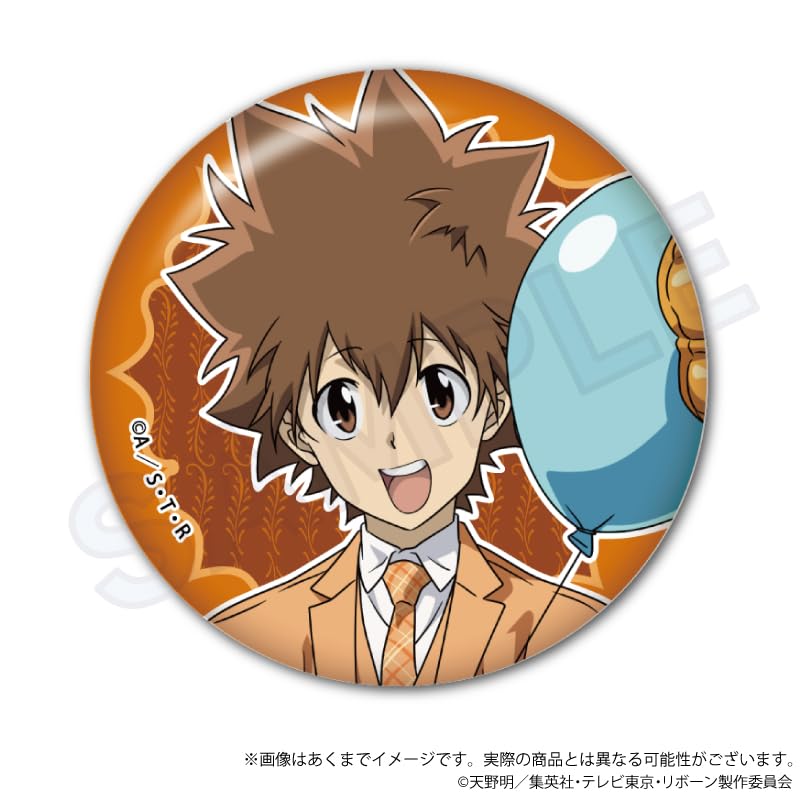 Y Line Katekyo Hitman Торговые значки Животное Воздушный шар Коробка REBORN! увидеть. 57мм Жесть/Бумага 7 штук